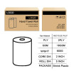 Sustainable Hand Paper Towel Roll Made from Recycled Pulp - Perfect for Distributors
