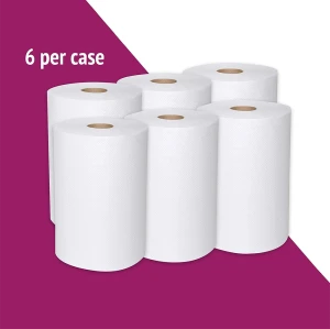 High Capacity 10 Inch 1 Ply 28GSM Paper Towel Manufacturer Virgin Wood TAD Paper Roll Towels Roll