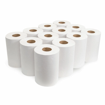 12 Roll Household 10 Inch 1 Ply 28GSM TAD Kitchen Paper Towels Roll Manufacturer