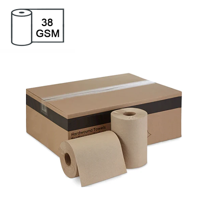 Eco-Friendly Brown 1ply Recycled Pulp Hand Paper Towels Roll - OEM & ODM Available