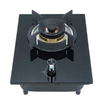 OEM/ODM One Burner Gas Hob | Kitchen Appliances Single Burner Glass Gas Cooktop | DB06(Copper Base)