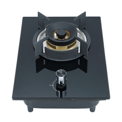 OEM/ODM One Burner Gas Hob | Kitchen Appliances Single Burner Gas Glass Top Stove | DB06(Copper Base)