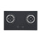Kitchen Appliances Factory | Black Glass Top Built-in | 2 Burner Gas Hob | Wholesale | B639