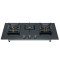 Private Label Gas Cooker Factory | 3 Burner Glass Gas Cooker | B828 Black