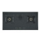 Private Label Gas Cooker Factory | 3 Burner Glass Gas Cooker | B828 Black