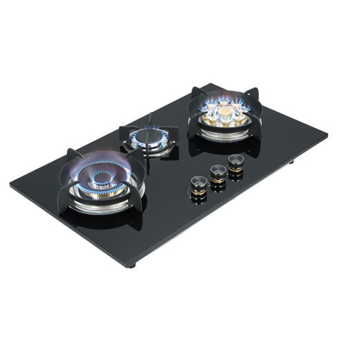 3 Burner Gas Stove | Glass Top Stove | 780mm Stove | OEM/ODM | Wholesale | BA810