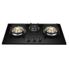 Custom 3 Burner Gas Cooker Stove Manufacturer | Gas Stove with Glass Cooktop | S-001