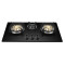 Custom 3 Burner Gas Cooker Stove Manufacturer | Gas Stove with Glass Cooktop | S-001