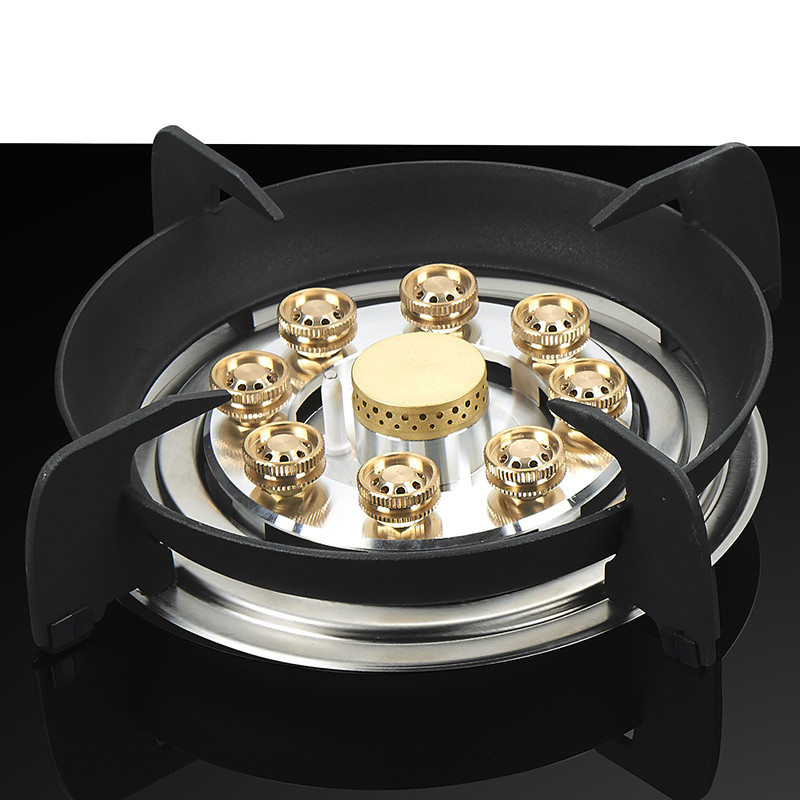 Bousit 3 Burner Tempered Glass Gas Stove S-001