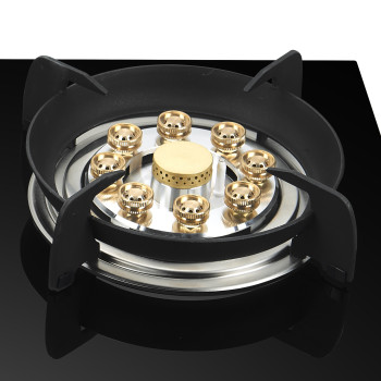 Custom 3 Burner Gas Cooker Stove Manufacturer | Gas Stove with Glass Cooktop | S-001
