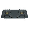 Wholesale & ODM 3 Burner Gas Stove with Black Tempered Glass Top | B838