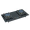 Wholesale & ODM 3 Burner Gas Stove with Black Tempered Glass Top | B838