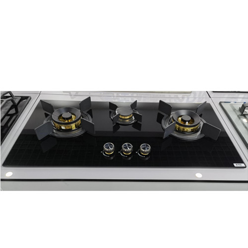 3 Burner Gas Stove | Black Glass | | Customized Stove | B702