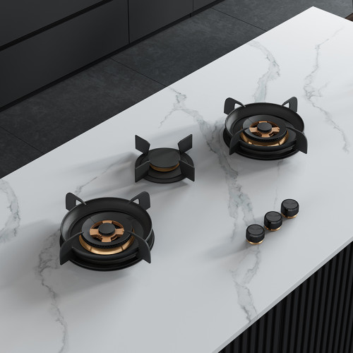 3 Burner Integrated Gas Hob | Custom Gas Stove | for Kitchen Cooking | ZK-153X