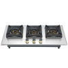 Durable 3 Burner Gas Stove for Kitchen Cooking | Custom Gas Cooktop Manufacturer | P-395