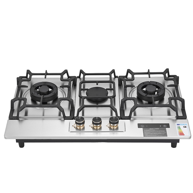 3 Burner Stainless Steel Gas Stove XST-3-777N