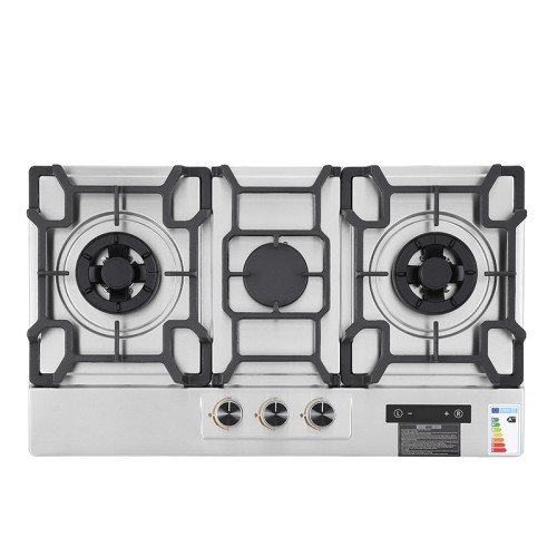 Professional Custom Built-in Gas Stove | 3 Burner Kitchen Cooking Hob | XST-3-777N