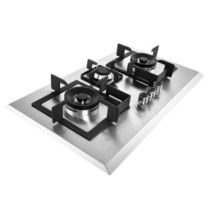 Built-in 3 Burner Stainless Steel Gas Stove | Wholesale Gas Hob Factory | 1017