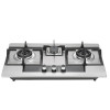 Customizable 3 Burner Stainless Steel Gas Hob | China Gas Hob Manufacturer | 382