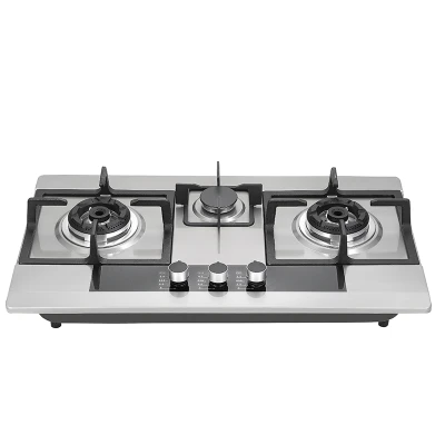 Customizable 3 Burner Stainless Steel Gas Hob | China Gas Hob Manufacturer | 382