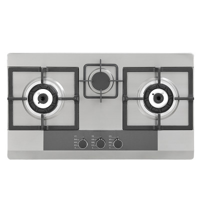 Customizable 3 Burner Stainless Steel Gas Hob | China Gas Hob Manufacturer | 382