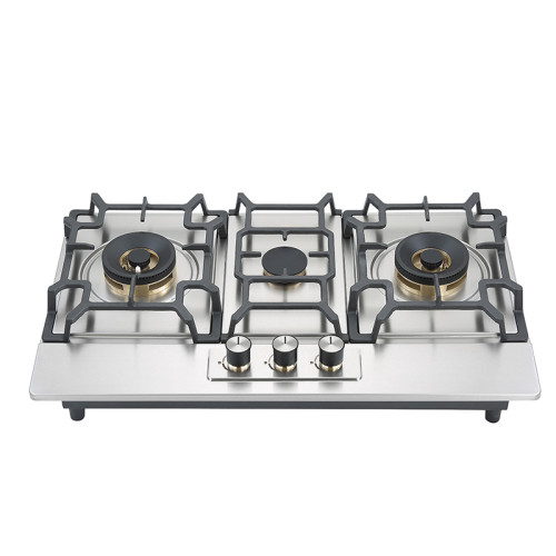 3 Burner Customizable Gas Stove Design | Gas Cooktop Factory for Bulk Orders | G860