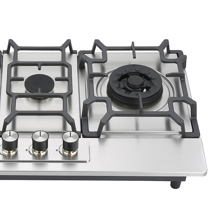 Bousit 3 Burner Stainless Steel Gas Stove G866