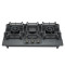Black Stainless Steel Gas Stove | Custom 3 Burner Gas Stove | 777-MB