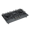 Black Stainless Steel Gas Stove | Custom 3 Burner Gas Stove | 777-MB