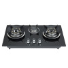 High-End 3 Burner Gas Cooktops | Customizable 30 Inch Glass Top Gas Cooktop | B711