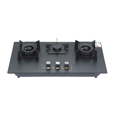 3 Burner Gas Hob Equipment Provider | Private Label Gas Hobs | EC-black