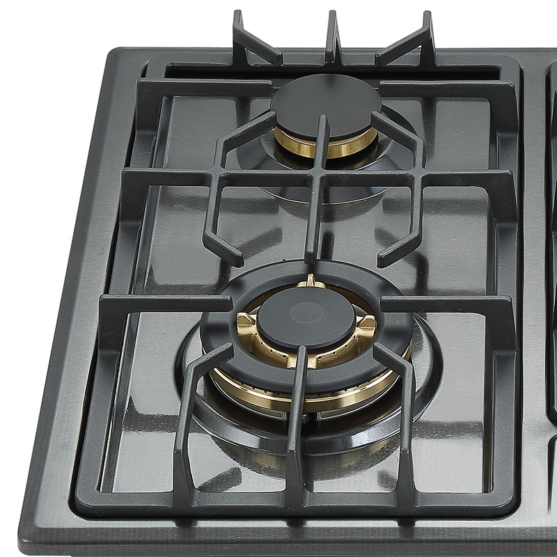 Bousit 3 Burner Stainless Steel Gas Stove G401(Black color)