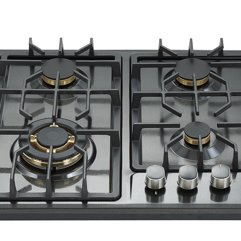 Bousit 3 Burner Stainless Steel Gas Stove G401(Black color)