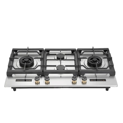 Built-in 4 Burner Stainless Steel Gas Stove | Gas cooker OEM manufacturer | XST-4-BIG007