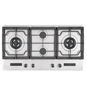 Built-in 4 Burner Stainless Steel Gas Stove | Gas cooker OEM manufacturer | XST-4-BIG007