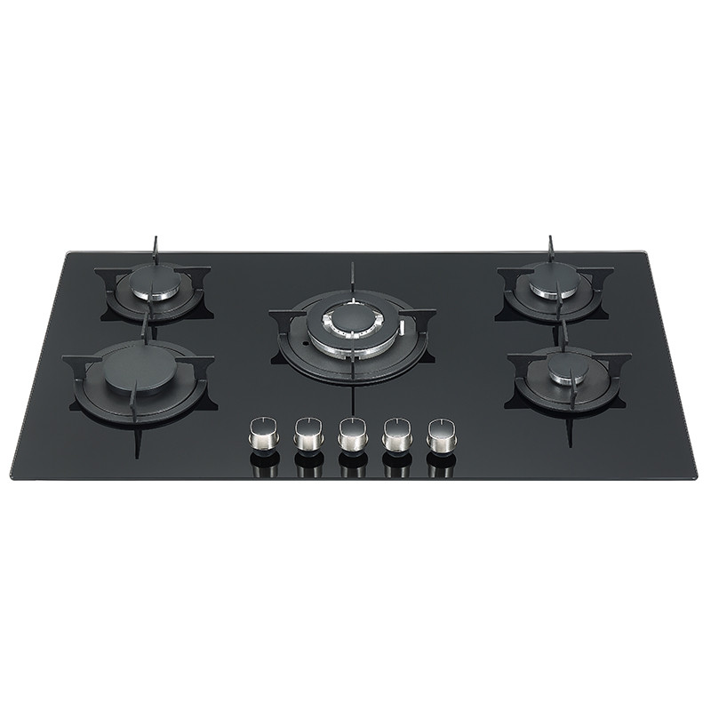 Bousit 5 Burner Tempered Glass Gas Stove B501