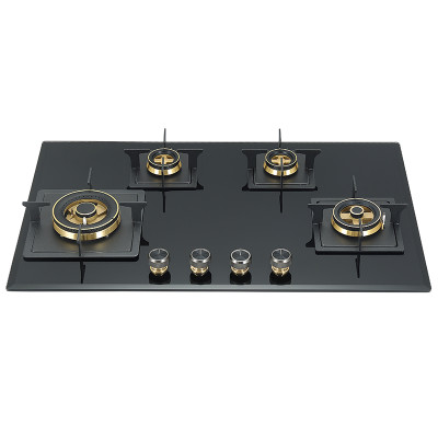 Kitchen Cooktop 32 inch 4 Burner Glass Top Gas Stove | Gas Stove Manufacturer | B458