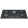 Household 5 Burner Gas Hob in Kitchen with Aluminum Burner | B502