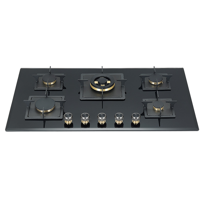 Bousit 5 Burner Tempered Glass Gas Stove B556