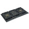 4 Burner Gas Stove with Timer | ODM/OEM Built-in Black Glass Gas Hob | B905