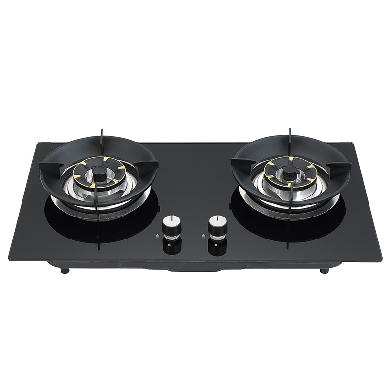 Bousit 2 Burner Tempered Glass Gas Stove B206