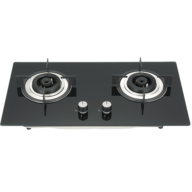 Bousit 2 Burner Tempered Glass Gas Stove B208