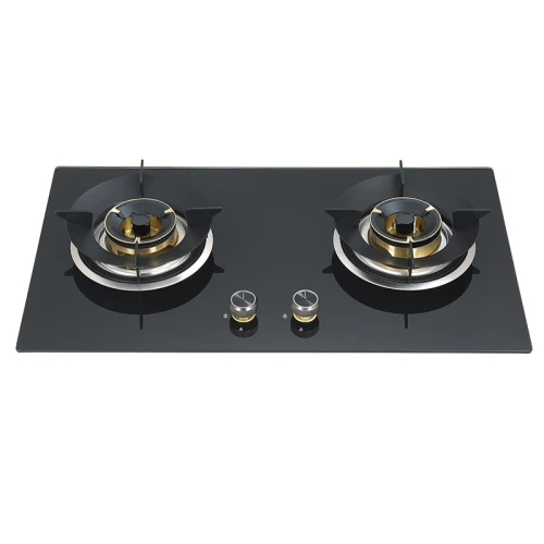 China Custom Built-in Double Burner Gas Cooker Manufacturer | 760mm Gas Stove Factory | B386