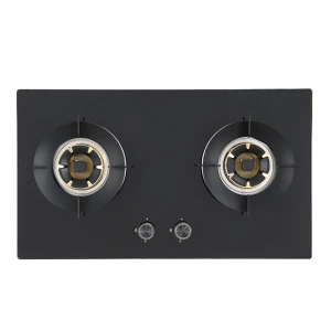 China Custom Built-in Double Burner Gas Cooker Manufacturer | 760mm Gas Stove Factory | B386