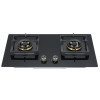 Customized Tempered Glass Gas Cooking Stove | Double Burner Gas Cooker for Wholesale | B363