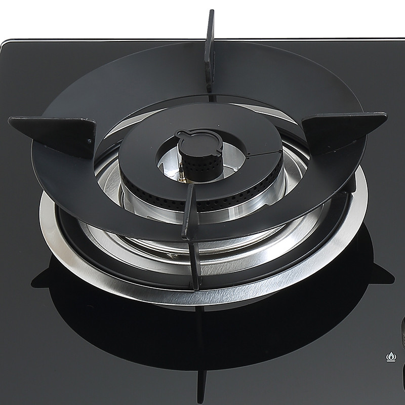 Bousit 2 Burner Tempered Glass Gas Stove B380