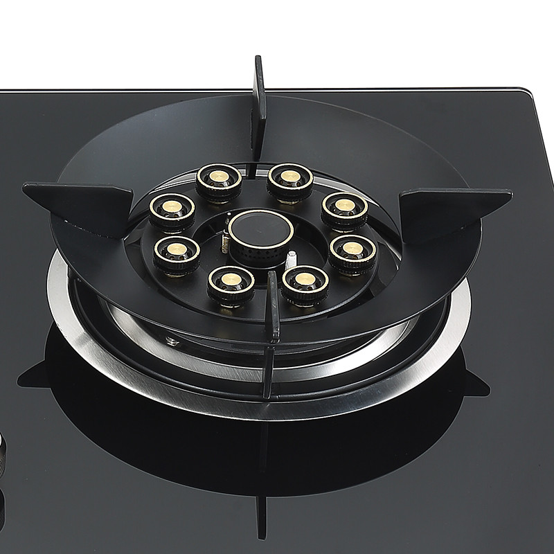 Bousit 2 Burner Tempered Glass Gas Stove B385