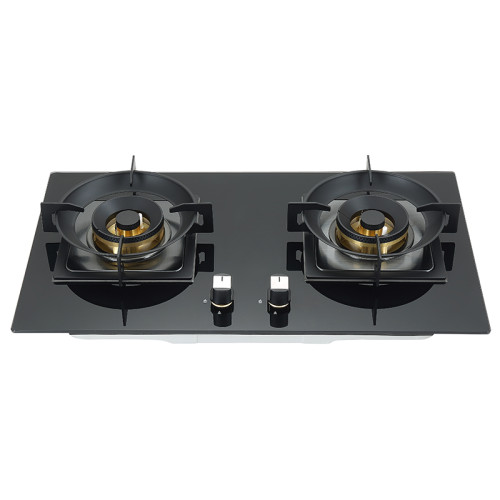 Bulk Production 2 Burner Gas Hob | Premium Built-in Glass Top Cooker | OEM & ODM Services | B323