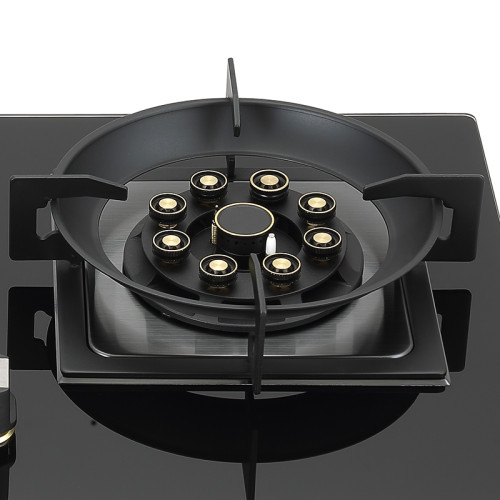 Wholesale 2 Burner Gas Stove | Customized Built-in Black Glass Gas Cooktop Factory | B335