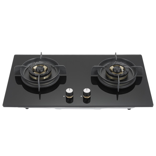 Double Burner Gas Hob | Tempered Glass Built in Cooktop | OEM ODM Professional Manufacturer| B313